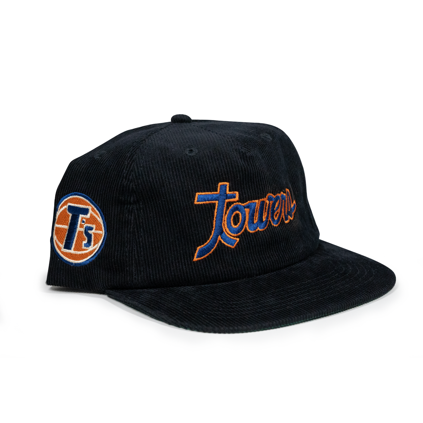 Towers Headwear Action Corduroy Hat - Black