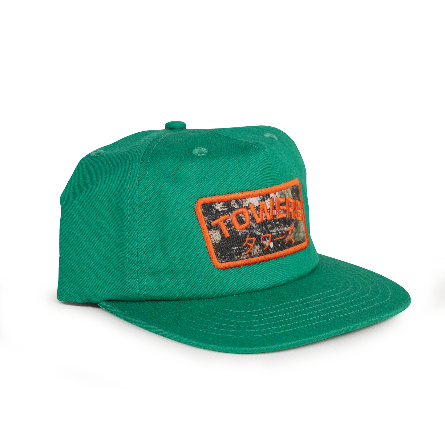 Towers Headwear Branch Patch Snapback - Field Green