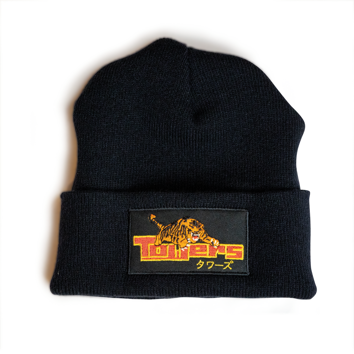Towers Headwear Patch Beanie - Black