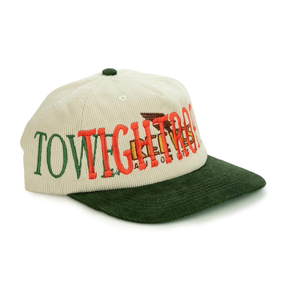 TightRope EmB Sample Run Hat - Cream Green