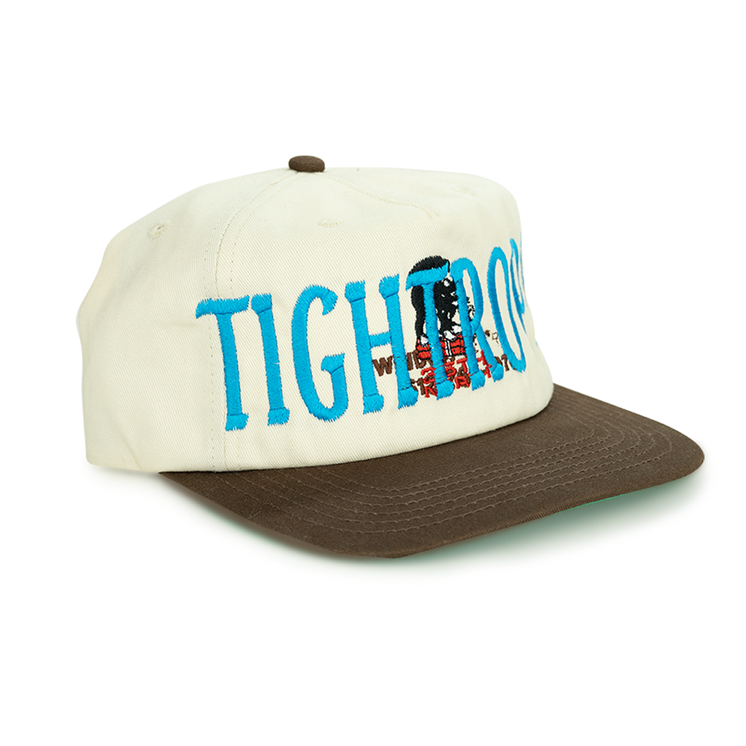 TightRope EmB Sample Run Hat - Cream Brown