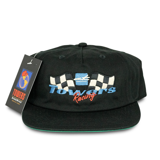 Towers Headwear Raceway Hat - Black