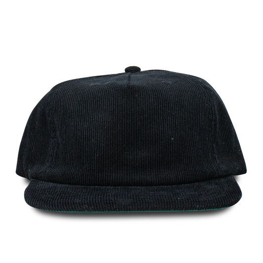 Towers Headwear Corduroy Blank - Black