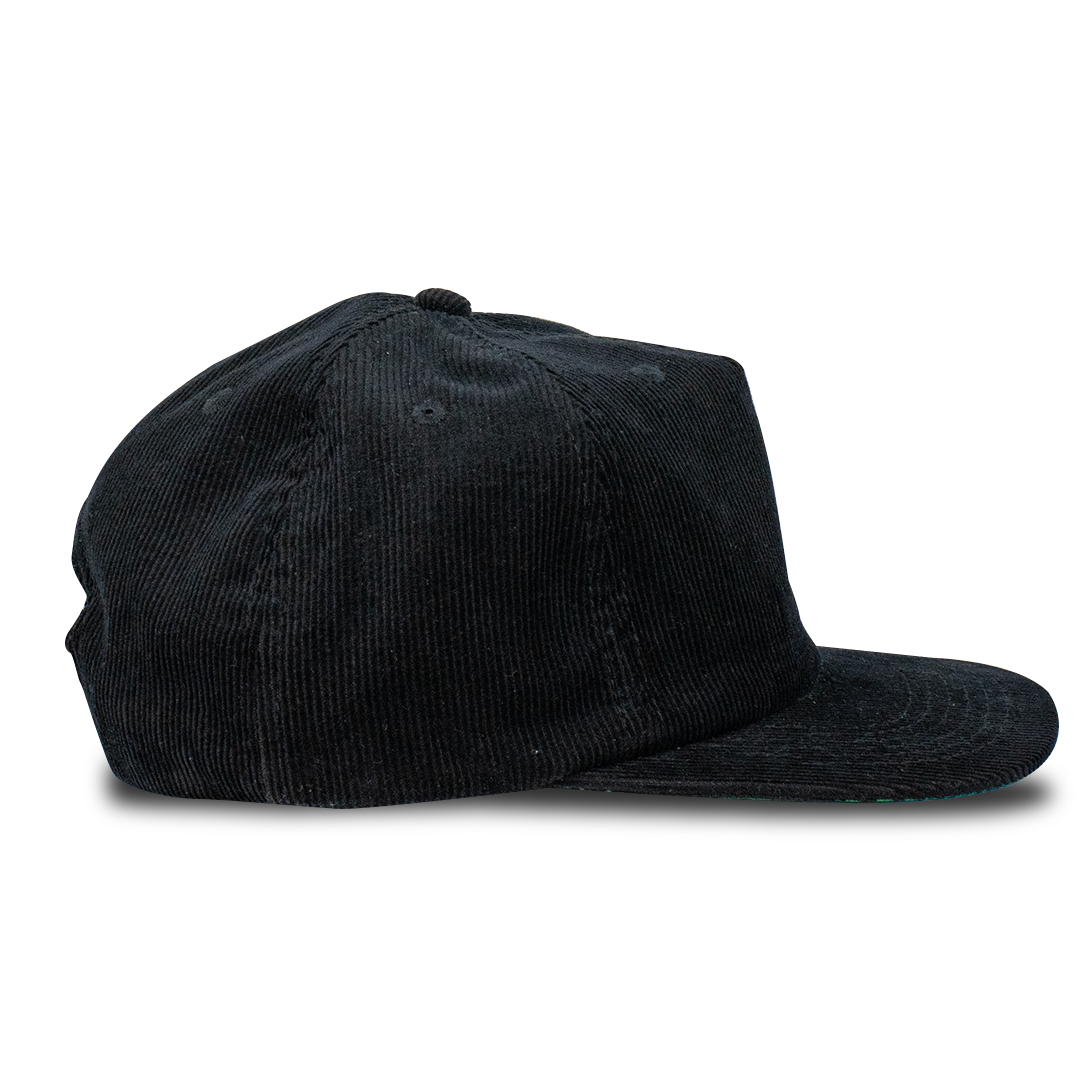 Towers Headwear Shark Nailbat Corduroy Hat - Black