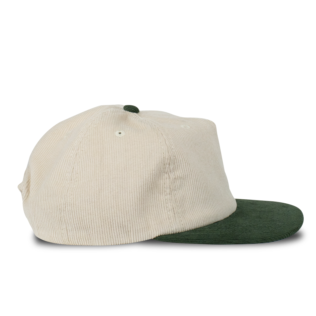 Towers Headwear LTD Corduroy Hat - Cream Green