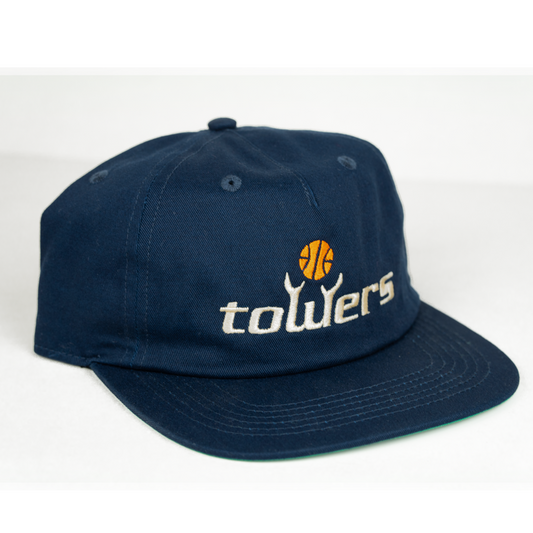 Towers Headwear Crossover Hat - Navy