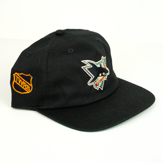 Towers Headwear Sharks Hat - Black