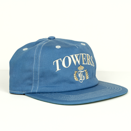 Towers Headwear Hand Dyed Stacked II Hat - Royal