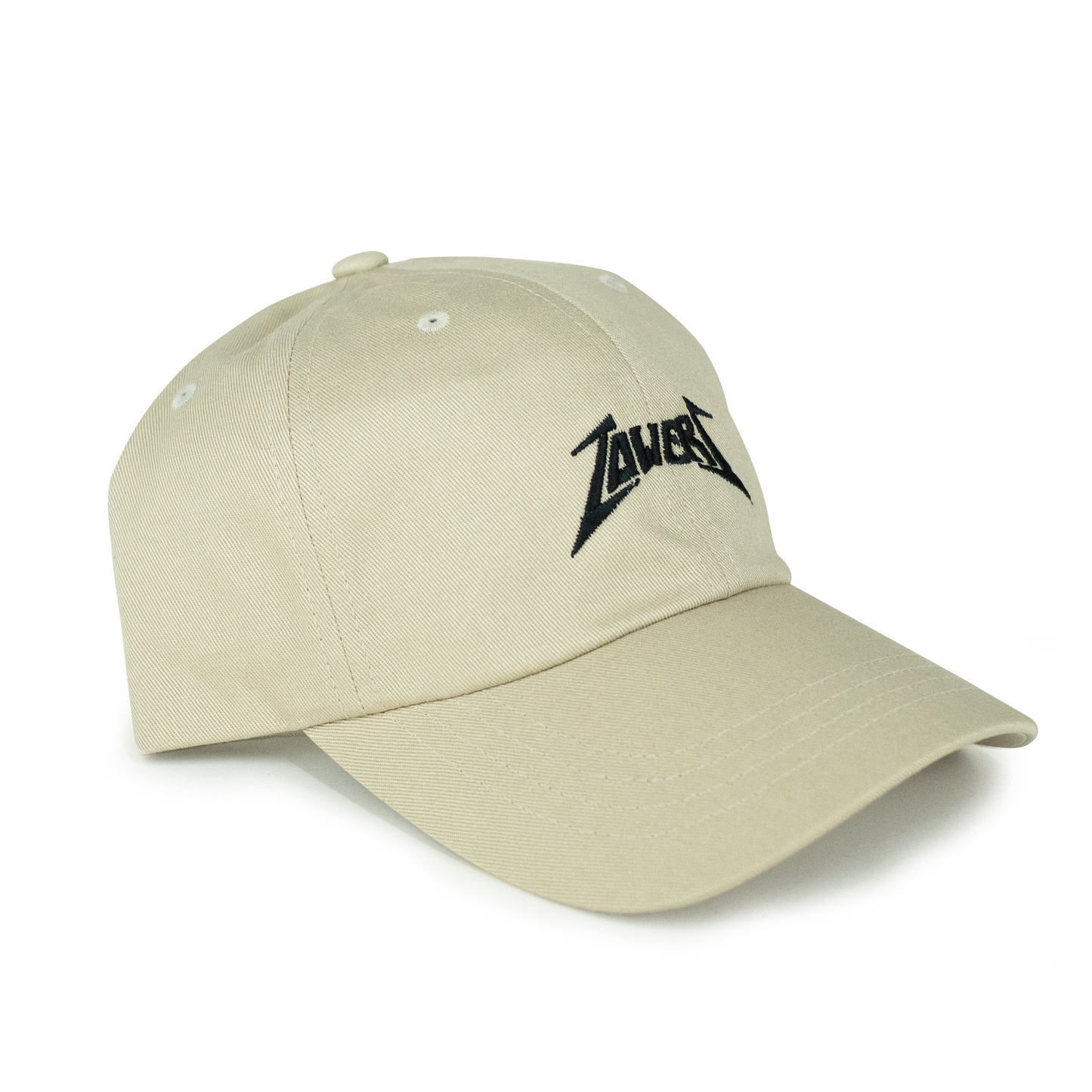 Towers Headwear Metal Strapback Dad Hat - Stone