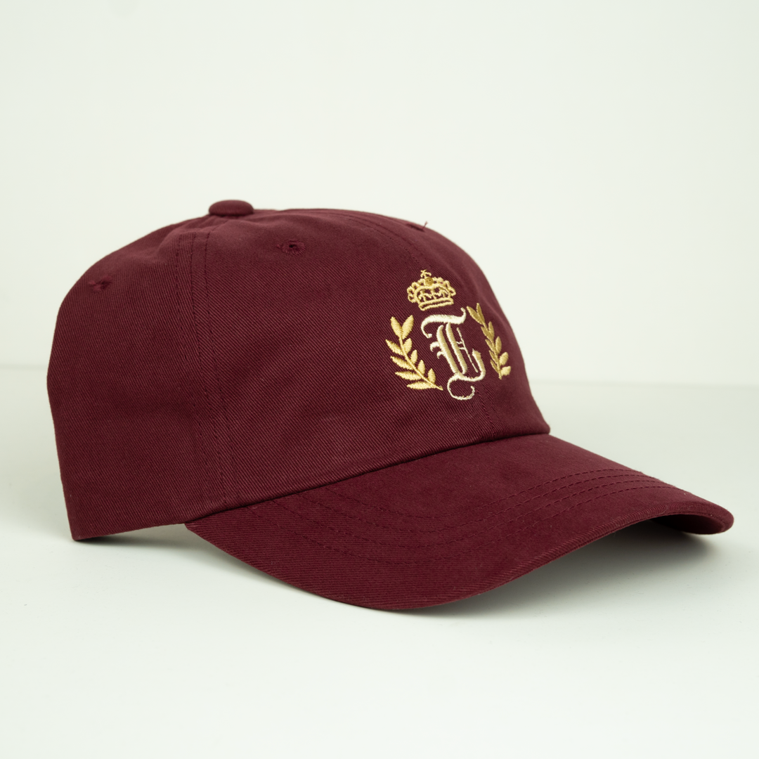 Towers Headwear T Crest Dad Hat - Wine