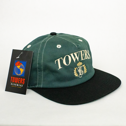 Towers Headwear Hand Dyed Stacked II Hat - Mariner Black